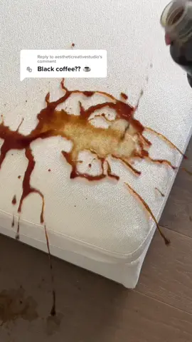 Replying to @aestheticreativestudio challenge accepted! ☕️ comment what we should spill next? 👀 #waterrepellent #stainresistant #livingroomdecor #sofa #livingroomfurniture