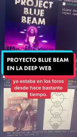 El proyecto Blue Beam en la Deep Web #deepweb #hacking #ciberseguridad #hacker #anonymous #tecnologia