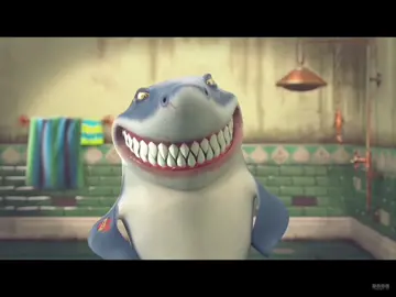 Even sharks need to brush their teeth. #fyp#funny#shark#teeth#sharkteeth#brush#idk