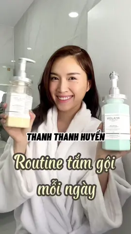 Mỗi lần đi TẮM là thơm cả nhà, xong tui còn hát nữa chứ 😍 #mcthanhthanhhuyen #weilaya #beauty #goclamdep #hairtutorial #bodycare