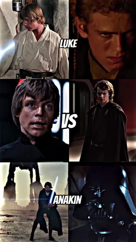 Luke vs Anakin #fup #fyp #foryou #foryoupage #starwars #sw #vader #darthvader #haydenchristensen #anakin #lukeskywalker #markhamill #luke #vs #edit