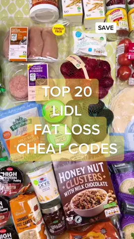 Lidl Fat Loss Cheat Codes #caloriedeficit #fatloss #weightloss #food #highprotein #lowcalorie #shoppinglist #healthyshoppinglist