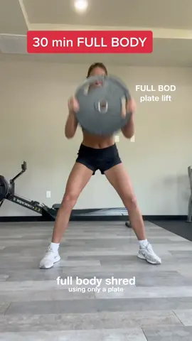 Full body using a plate🔥 #Fitness #workouttips #abs #foryou#fyp