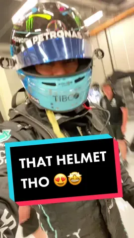 Still loving George’s FTX x MBSJQ helmet design 😍🤩 #F1 #MercedesF1 #Motorsport #GR63