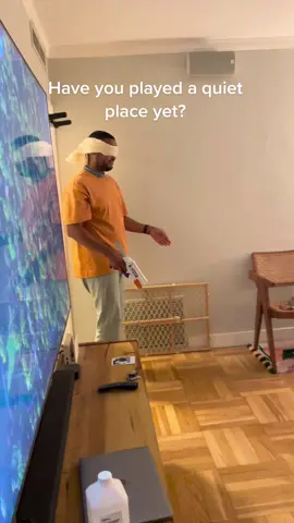 saw this game on my FYP LMAOOOOO i almost lost it when he doubled back #aquietplace #partygames #PrimeDayDreamDeals