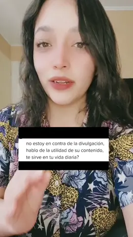 Al desacreditar mi trabajo de divulgación, estás desacreditando a prácticamente todos los divulgadores que utilizamos rrss #cienciaentiktok #profesentiktok #divulgacioncientifica #AprendeEnTikTok