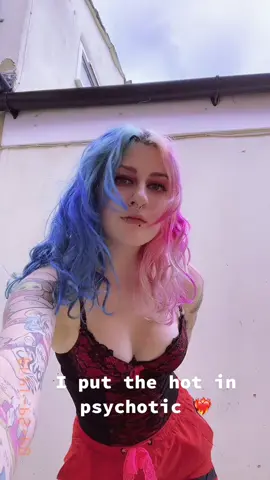 Oh, she's hot but a psycho 😌❤️‍🔥 #alternative #alternativegirl #tattoogirls #piercings #tattoos #emogirls #egirl #emogirls #tattoos #foryoupage #fyp #emogirl #manicpanic #egirlaesthetic #emo #tattootiktok