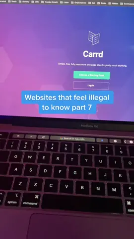 Build free landing pages with carrd.co #marketing #onlinetools #landingpages #websites #onlinemarketing #businesstips