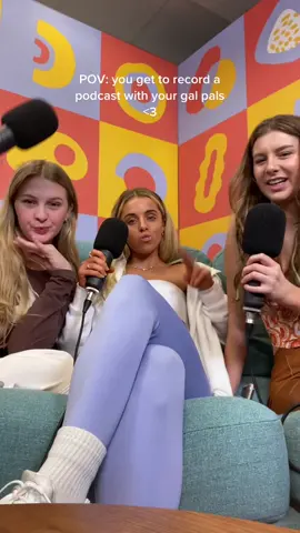 First time doing a podcast and I’m nervoussss! But it’s with my besties 🥹 #fyp #trending #Vlog #podcast
