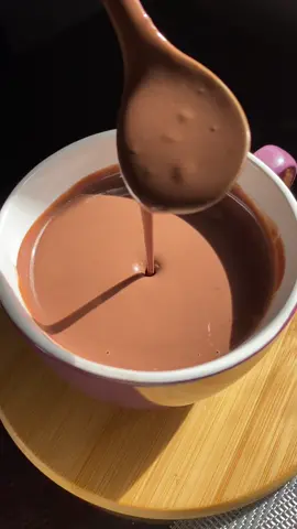 Thick hot chocolate 🍫☕️ #meryenda #EasyRecipe #chocolate #foryou #fyp