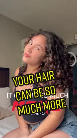 Your hair Can be so much more! Follow hairstylist Aimme Inoa for more tips! #adultswim #curlyhairtutorial #curlyhairtransformation #naturalhair #wavyhairtutorial