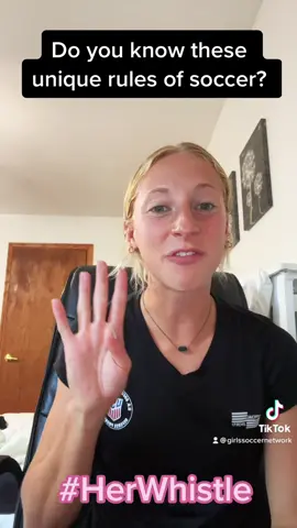 What other rules of soccer confuse you? #girlssoccernetwork #HerWhistle #girlssoccer #Soccer #futbol #soccertok #ref #referee #reftok #womeninsport