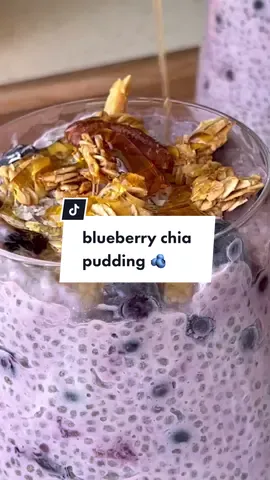 besties this blueberry chia pudding is life-changing 🫐✨ #chiapudding #digestion #healthybreakfast