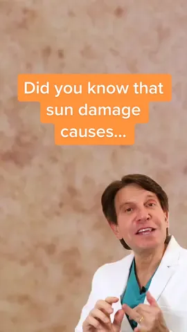 Did you know that sun damage causes these different skin issues? 🤔 #drdennisgrossskincare #sundamage #sunspots #darkspots #saggingskin
