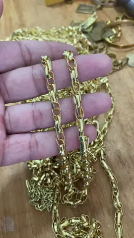 Corrente elo dupla em moedas antigas garanta a sua .