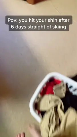 Worst pain imaginable #ski #parkski #funny #fyp