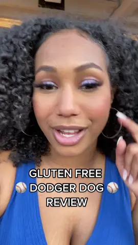 i am gluten free dairy free not by choice also i was lit so this was the best i could do for my review  #glutenfree #dodgerdogs #glutenfreelife