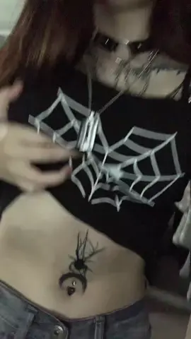 my tattoo artist named him theodore spyderson☺️🕷💜 #alt #alttiktok #alternative #goth #tattoo #spider #ink