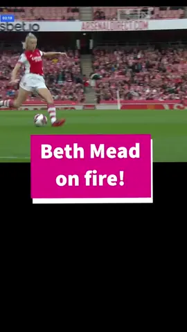 Beth Mead on fire! #WomensFootball #womenssoccer #Soccer #football #footballtiktok #arsenal #women #soccergirl #fyp