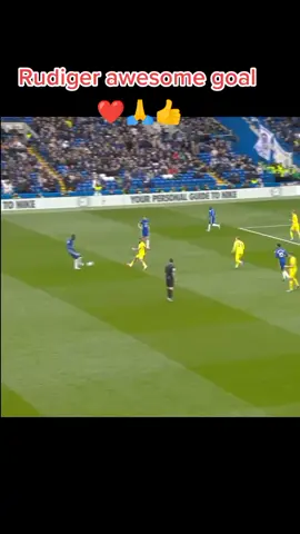 Antonio Rudiger awesome goal against Brentford ❤️#fyp#chelsea#rudiger#foryou