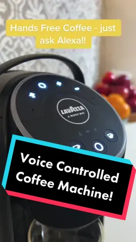 An Alexa enabled COFFEE MACHINE?? Yep, its real! #amazon #alexa #lavazza #coffee #machine #gadget #handsfree #smarthome #Tech #techtok #technology