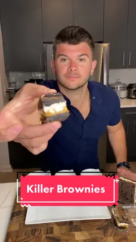 These Killer Brownies from @thefreshmarket are amaazzzingggg! The percect treat to serve the next time you have people over! #thefreshmarket #killer #brownies #dessert #fyp #bakeitwithaj #food #FoodTok #kitchentok #delicious
