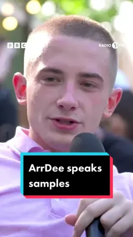 @arrdeetik speaks on using samples in his music #1xtraatwireless #arrdee  #wirelessfestival #fyp @Nadia Jae