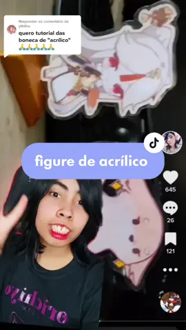 Responder @yth0ru Tutorial das figures de acrílico que eu fiz :3 espero que gostem! #DIY #figure #feitoamao #tutorial
