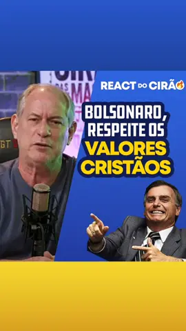 Bolsonaro, cadê o respeito com Jesus e seus ensinamentos? Cadê o respeito aos valores cristãos?#brasil #CiroGomes #fyp #prefirociro #ciro #foryoupage #foryou #vaiprofy #cristao #jesus #bolsonaro #religiao #respeito #valores
