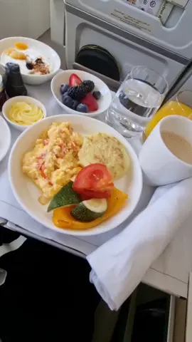 Saudia Airlines Business Class Breakfast. #trip #travel #business