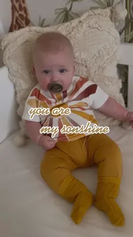 You are my son-shine 🥹☀️💛 #babyootd #babyootdchallenge #youaremysunshine #mysunshine #mysonshine #babyboy #babyboyinspo #neutralbaby #neutralbabyclothes #neutralbabyfashion #neutralbabyclothing #mumsoftiktok #mumsoftiktokuk #firsttimemum #firsttimemom #boymum #boymom #youngmum #maternityleave #sahm