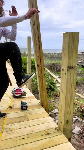 Replying to @matthewfochtman Haters will say it was fake. 💪 #artpentry #fypシ゚viral #paratii #carpenter #quality #work #construction #beach #boardwalk