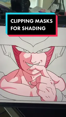 Let’s learn the drawing app Procreate! Let’s use clipping masks! 😁🔥 #procreate #howtodraw #tutorial #trending #dragonball