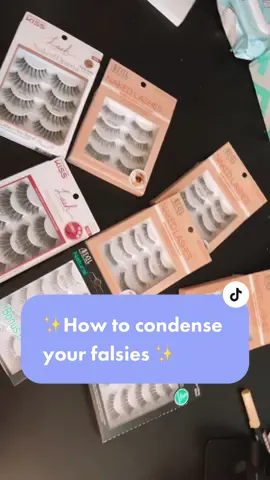 How to condense your false lashes ✨I’m already known as “the bag lady” because I’m always carrying more than 1 bag 🥴🤦🏻‍♀️I’m trying my best to condense my kit however I can. Here’s how I condense my false lashes for my kit!(Container from @amazon under fishing gear storage)*** I DID NOT COME UP WITH THIS ***#kitcondensing #falselashes #ardellashes #kisslashes #makeupkit #makeupartist #bridalmakeupartist@kissproducts @ardellbeautyofficial @amazon