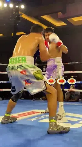 That punch made him do the Stanky Leg  👀 #boxing #sports #ringside