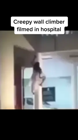 This creepy wall climber was caught on camera in a hospital, real or hoax?  #oliviatwistmysteries #mystery #hospital #creepy #strange #climbing #ghost #paranormal #hoax #real #fake
