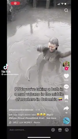 #muddygirl #mud #wetlook #wam #splosh #mudbath #swimsuit #bikini