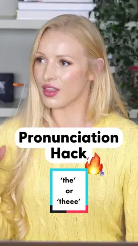 Should you say ‘the’ like ‘thuh’ or ‘theeeee’? I will teach you exactly how to use them! #englishgrammar #grammar #learnenglish #LearnOnTikTok