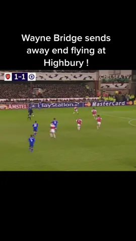 Arsenal’s so called invincibles being knocked out of europe! #chelsea #chelseafans #arsenal #ucl #awaydays