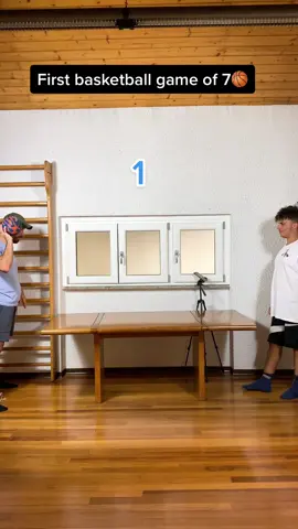 Should we do 8? 🤔 @Ben Fjeld not sure I can do 11 with a 🏀 😂