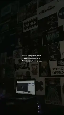 kalo udah cape, yaudah terserah kamu mau ngapain pun gabakal aku larang#galaubrutal