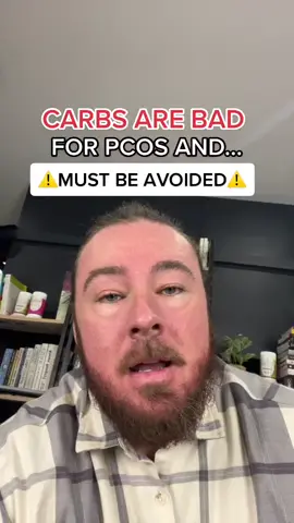 Carbs are the devil for PCOS and they ruin your hormones. Well, at least thats what they say but, is this actually true?? #pcos #pcosawareness #pcosweightloss
