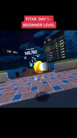 FITXR  Day 1 -Box Beginner Level. #oculusquest2 #boxing #fitxr #fitxrboxing #games #funworkout #Fitness #virtualreality #newwaytoworkout #workout #yyccalgary #fyp #yyc #oculus #oculus