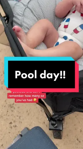 Who doesnt love a good drink by the pool. She takes her formula shaken not stirred. #milkwasted #milkdrunk #babyadri #summervibes #monicaandandy