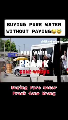 Buying Pure water prank gone wrong!! 😅🤣🤣😂This Woman No dey hear Abeg oo😅😅#FikkyBaddman #Prank #fyp @Mufasatundeednut @Mr Eazi @Don Jazzy @davido