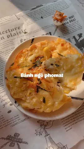 Bánh ngô phomai #anvathealthy #phomai #ancungtiktok #EasyRecipe #foryoupage 