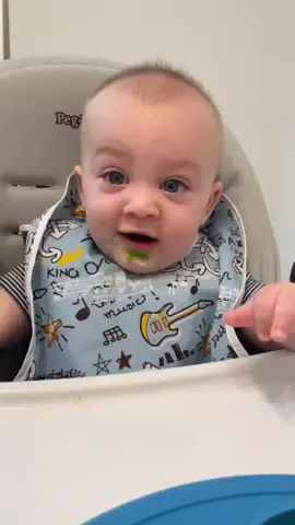 Trying yogurt for the first time! Lol!#babycuteness overload#hilariousreaction!