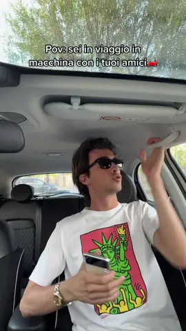 ORA ARRIVA LA PARTE BELLA✨ #macchina #viaggio #amici #autogrill #estate #guidare #ragazzi #perte #neiperte #viral