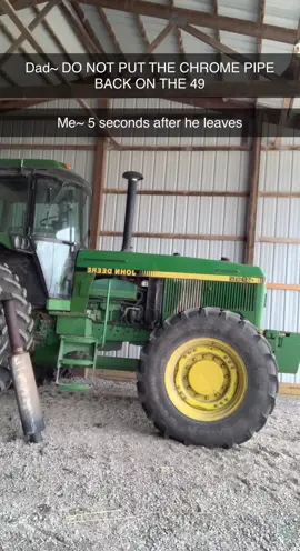 #4955 #johndeere #chrome #chromepipe #farmtok #ShowUrGrillSkillz #FilmTeyvatIslands #foryou #farming