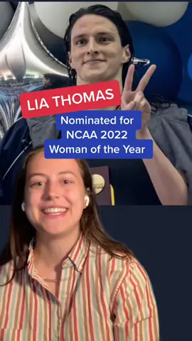 Congratulations to Lia Thomas! To all trans athletes, there is more than enough space for you in sports. 🏳️‍⚧️ #transrightsarehumanrights #transathletes #protecttranskids #womanoftheyear #ncaa